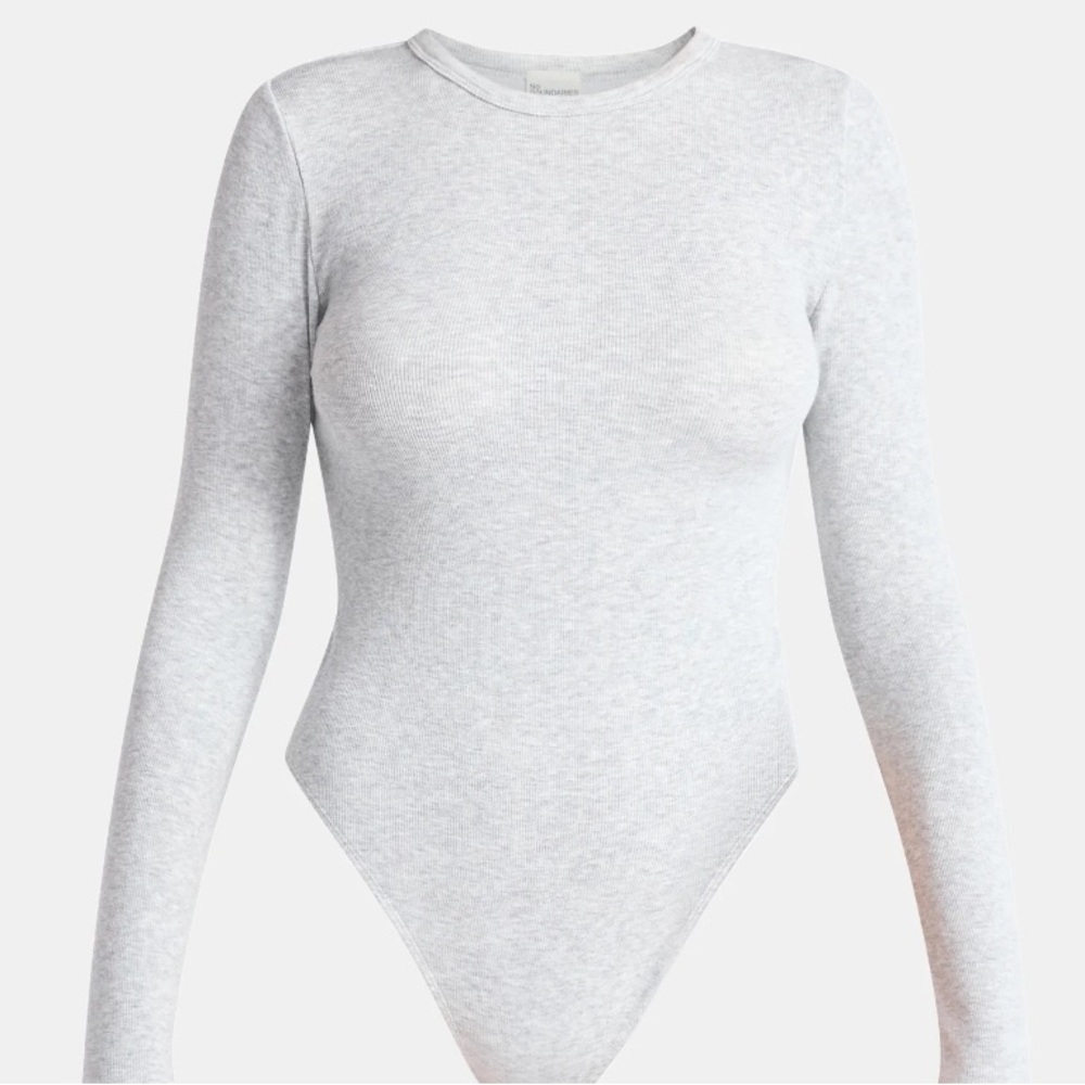 No Boundaries Seamless High Neck Bodysuit with Long Sleeves